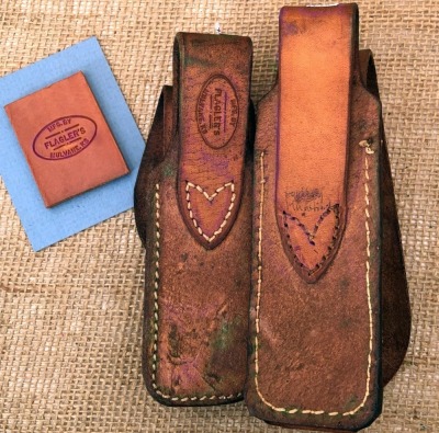 Two Flagler Leather Folder Sheaths - 2