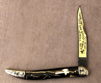 Fight'n Rooster Let The Good Times Roll 1995 Texas Toothpick Prototype
