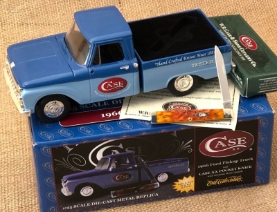 Case Die Cast 1966 Ford Pickup with 6182ss Baby Doc