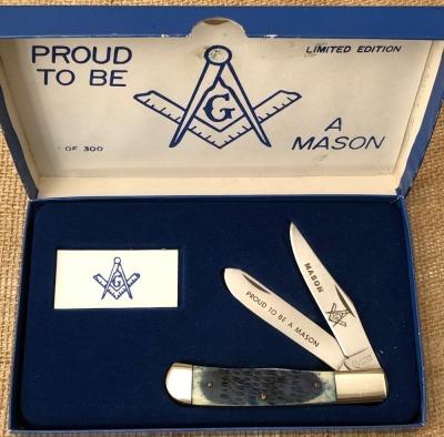 Blue Moon of Kentucky Blue Bone "Proud to be a Mason" Trapper