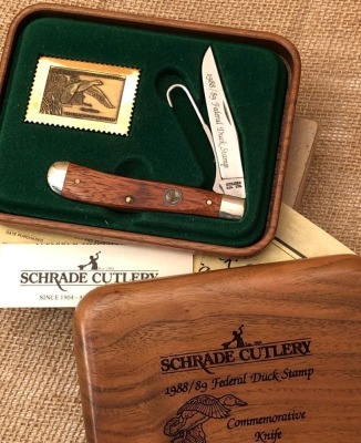 Schrade USA Federal Duck Stamp Trapper