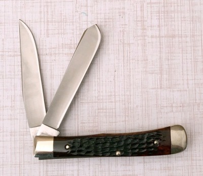 Case 70's 8 Dot Bone Trapper 6254ss - 2