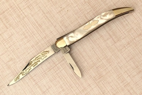 Fight'n Rooster Pearl Two Blade Texas Toothpick