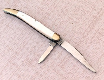 Fight'n Rooster Pearl Two Blade Texas Toothpick - 2