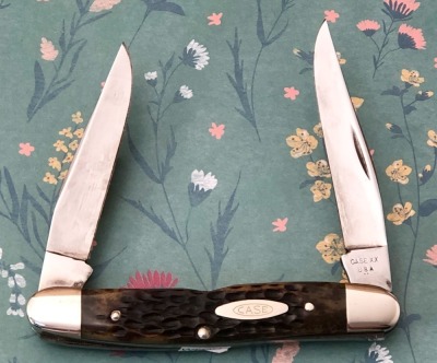 Case Bone 2 Dot Bone Muskrat