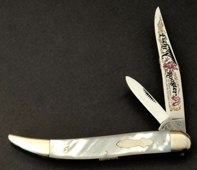 Fight'n Rooster Pearl Two Blade Texas Toothpick