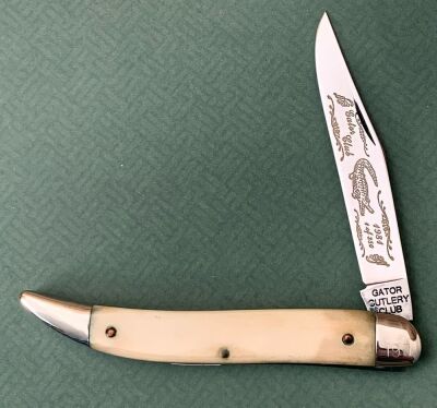 Colonel Coon Smooth White Bone Toothpick