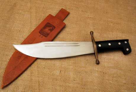 Collins No. 14 Bowie in original sheath.