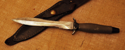 Gerber Mark II Serrated Wasp blade. - 2