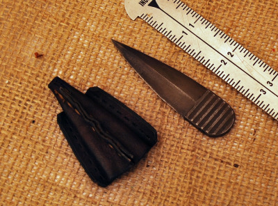 OSS Thumb Dagger--WITH SHEATH - 2