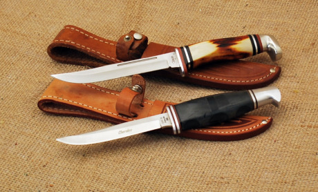 Two Case Hunters including black handled Cherokee