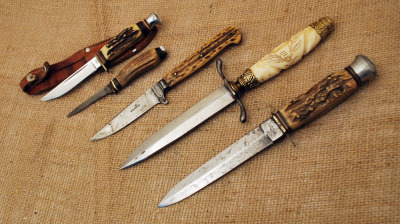 Five German made knives