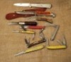 Group of 10 knives