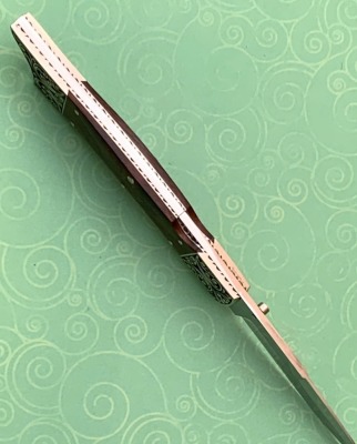 Harvey McBurnette Engraved Lockback - 3