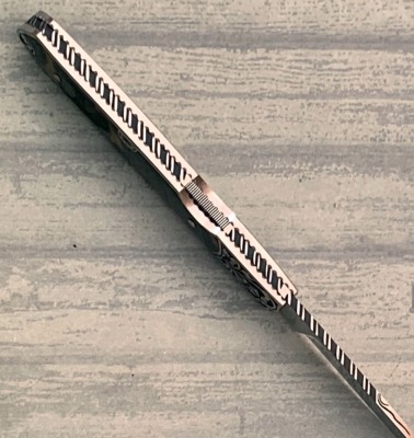 Harvey McBurnette Engraved Lockback - 3