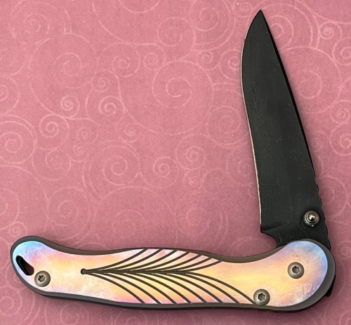 Darrel Ralph Anodized Titanium Framelock