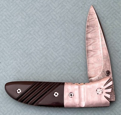 Mel Pardue Damascus Locking Liner