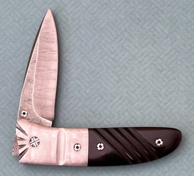 Mel Pardue Damascus Locking Liner - 2