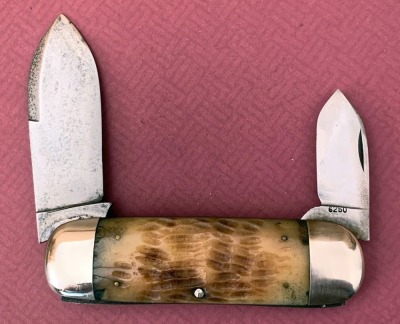 Napanoch Knife Co NY Bone 6250 Elephant Toenail - 2